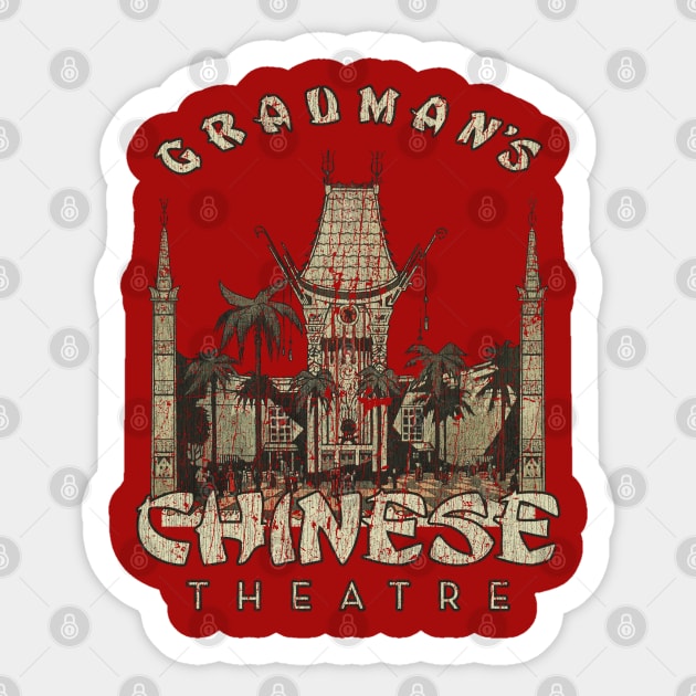 Grauman's Chinese Theatre Sticker by JCD666